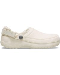 Crocs™ - Dark Classic Crafted Suede Clogs - Lyst