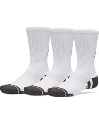 Under Armour - Performance Tech Crew Socks 3 Pack - Lyst