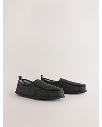 Next - Wide Fit Closed Back Slippers - Lyst