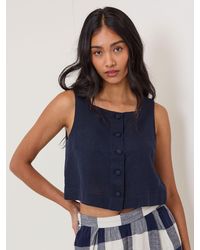 Nobody's Child - Nobodys Child Sammie Button Front Tank Top - Lyst