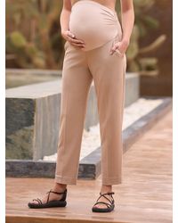 Seraphine - Overbump Maternity Tapered Work Trouser - Lyst