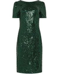M Com - Interest Sequin Shift Dress - Lyst