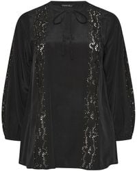 Evans - Cutwork Boho Top - Lyst
