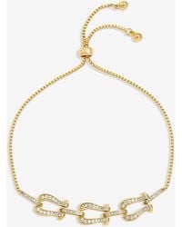 Jon Richard - 14K Plated And Pave Link Toggle Bracelet - Lyst