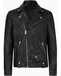AllSaints - Allsaints Milo Biker Jacket - Lyst
