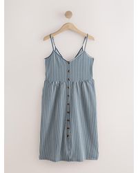 Next - Jersey Button Down Midi Dress - Lyst