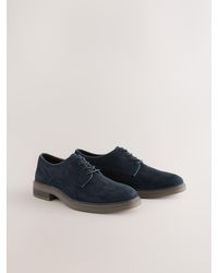 Next - Derby-Schuhe Aus Wildlederimitat - Lyst