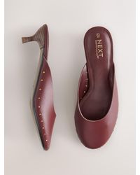Next - Slipper Mit Geschlossener Zehenpartie Und Nieten Besetzt - Lyst