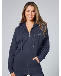 Pineapple - Stripe Panel Zip Hoodie - Lyst