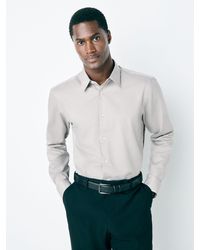 Next - Regular Fit Easy Care Textured Single Cuff Smart Shirt - Lyst