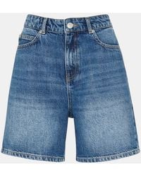 Whistles - Petite 100% Cotton Authentic Denim Shorts - Lyst