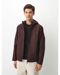 Next - Burgundy Waterproof Anorak Jacket - Lyst