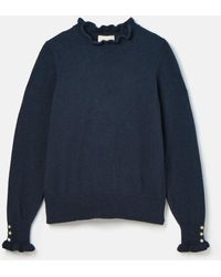 Joules - Edith Pullover Mit Rüschenkragen - Lyst