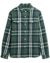 Superdry - 100% Cotton Merchant Heavy Checked Shirt - Lyst