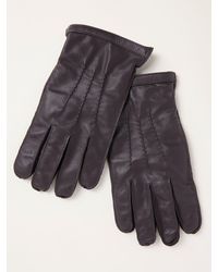 FatFace - Fatface Leather Gloves - Lyst