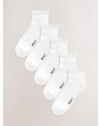 Next - Cushioned Mid Trainer Socks 5 Pack - Lyst