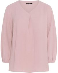 Evans - Balloon Sleeve Pleated Swing Top - Lyst