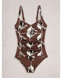 White Stuff - Splash Tummy Control Swimsuit - Lyst