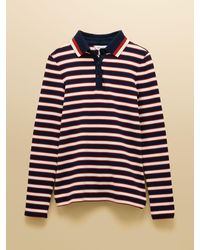 Joules - Fairfield Ribbed Long Sleeve Polo Shirt - Lyst