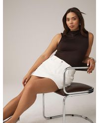Next - Hourglass Denim Mini Skort - Lyst