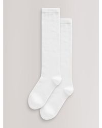 Next - Modal Blend Knee High Socks 2 Pack - Lyst