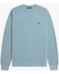 Fred Perry - Pique Stitch Jumper - Lyst