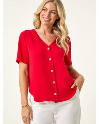 Roman - Button Through Blouse - Lyst