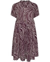 Evans - Short Button Through Dress - Lyst
