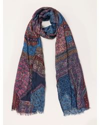 FatFace - Fatface Multi Patchwork Lightweight Scarf - Lyst