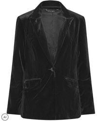 M Com - Velvet Blazer - Lyst