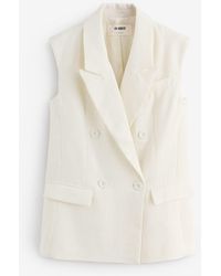 4th & Reckless - 4Th & Reckless Double Breasted Longline Waistcoat - Lyst
