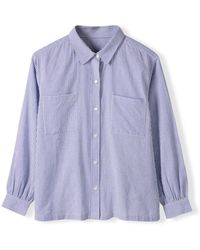 Celtic & Co. - Side Split Cotton Shirt - Lyst