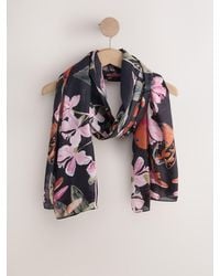 Next - Butterfly Print Lightweight Scarf - Lyst