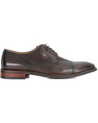 Dune - Embossed Detail Toe Derby Shoes - Lyst