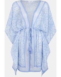Accessorize - Floral Print Mini Kaftan - Lyst