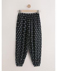 Next - Spot Jersey Harem Joggers - Lyst