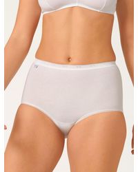 Sloggi - Basic+ Maxi Knickers 6 Pack - Lyst