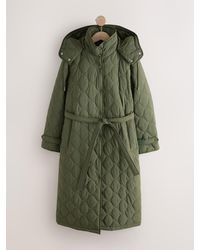 Next - Long Quilted Jacket - Lyst