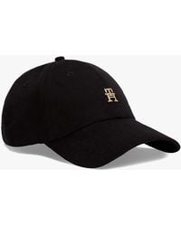 Tommy Hilfiger - Monogram Twill Baseball Cap - Lyst