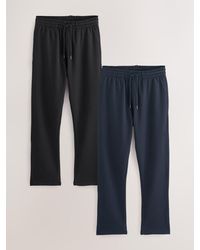 Next - Open Regular Fit Brushback Joggers 2 Pack - Lyst