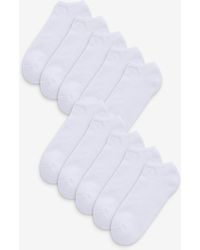 Next - Cushioned Trainers Socks 10 Pack - Lyst