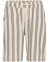 Blend - Textured Striped Shorts - Lyst