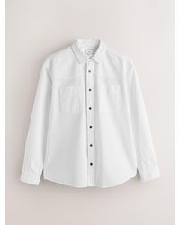 Next - Twin Pocket Western Style Long Sleeve Shirt - Lyst
