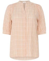 M&CO. - Short Puff Sleeve Blouse - Lyst