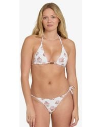 Billabong - Sandy Shells Triangle Bikini Top - Lyst