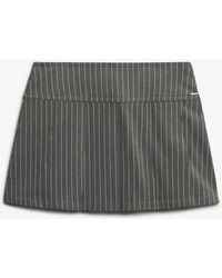 Superdry - Pinstripe Pleat Mini Skirt - Lyst