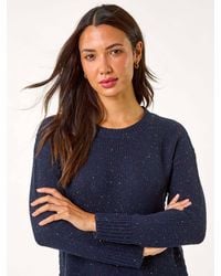 Roman - Hooded Knit Longline Cardigan - Lyst