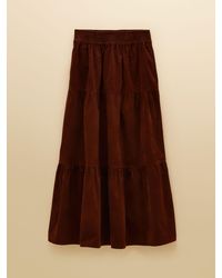Joules - Tiered Maxi Skirt - Lyst