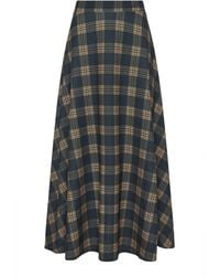 PixieGirl Petite - Pixiegirl Checked Maxi Skirt - Lyst