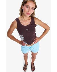 Roxy - Floral Keep It Cool Scoop Neck Tank Top - Lyst